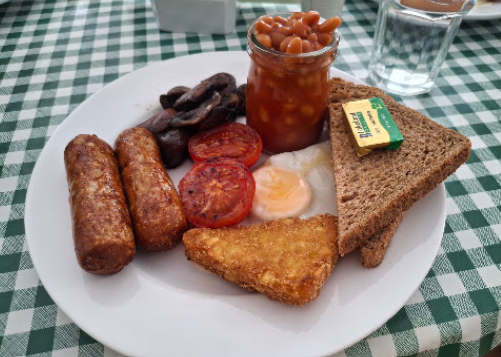 Monster Mews Breakie, a full English breakfast