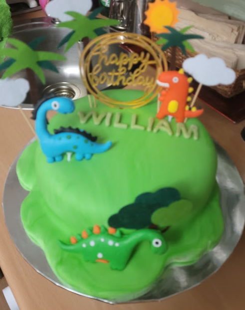 Colourful cake slice popular with younger guests